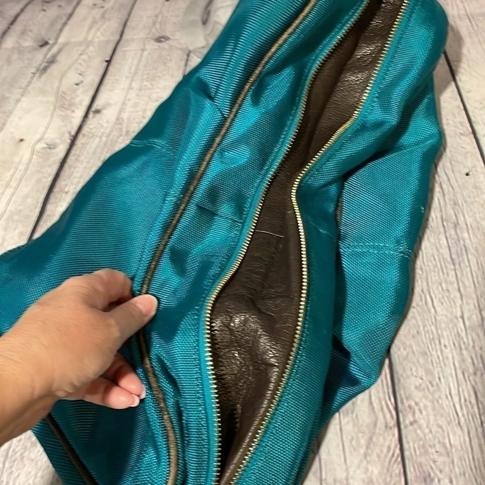 JPK PARIS 75 Teal hobo bag